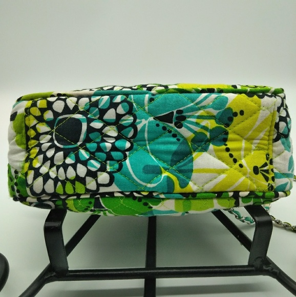 Vera Bradley Limes Up Mini Chain Crossbody Bag - Picture 5 of 8